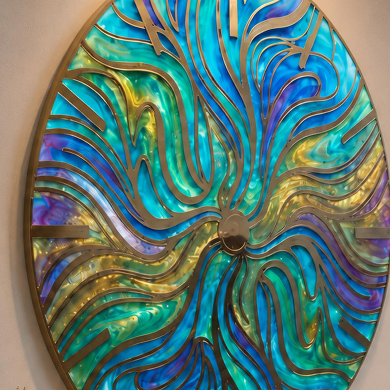 Stained Glass Radial Swirl lifestyle view