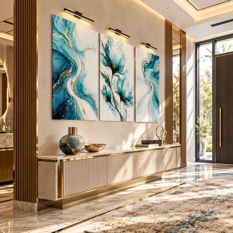 Aqua Floral lifestyle view