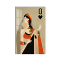 Artronauts Glass Print Queen Of Hearts Glass Wall Art