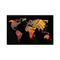 Marbled World Map product shot on white background