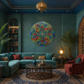 Art Nouveau Enamel Scrollwork lifestyle view