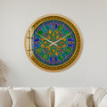 Jewel Mosaic with gold frame