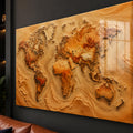 Carved Earth Map lifestyle view