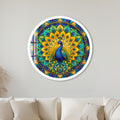 Regal Peacock Bloom II with white frame