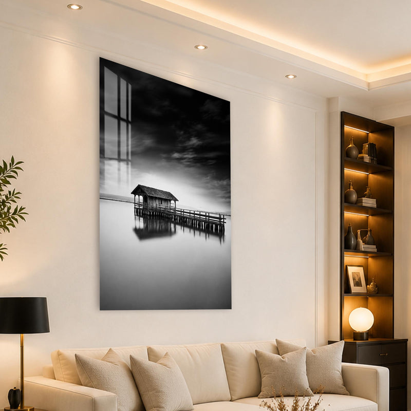 Solitary Lake House angled lifestyle view