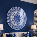 Ottoman Blue Medallion lifestyle view