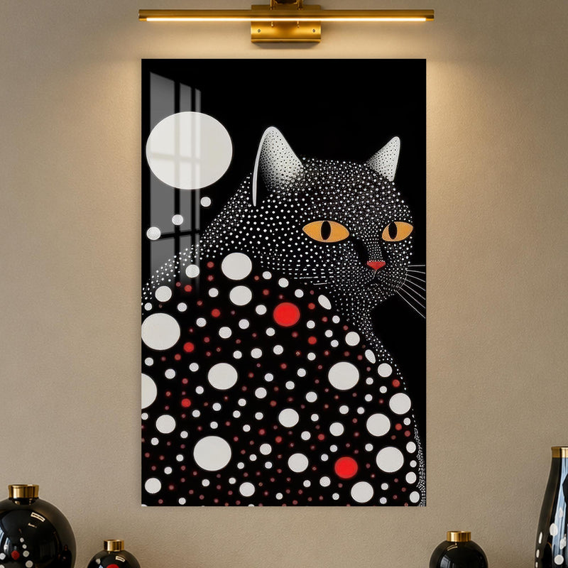 Dotted Midnight Cat lifestyle view