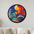 Chromatic Solar Waves with black frame