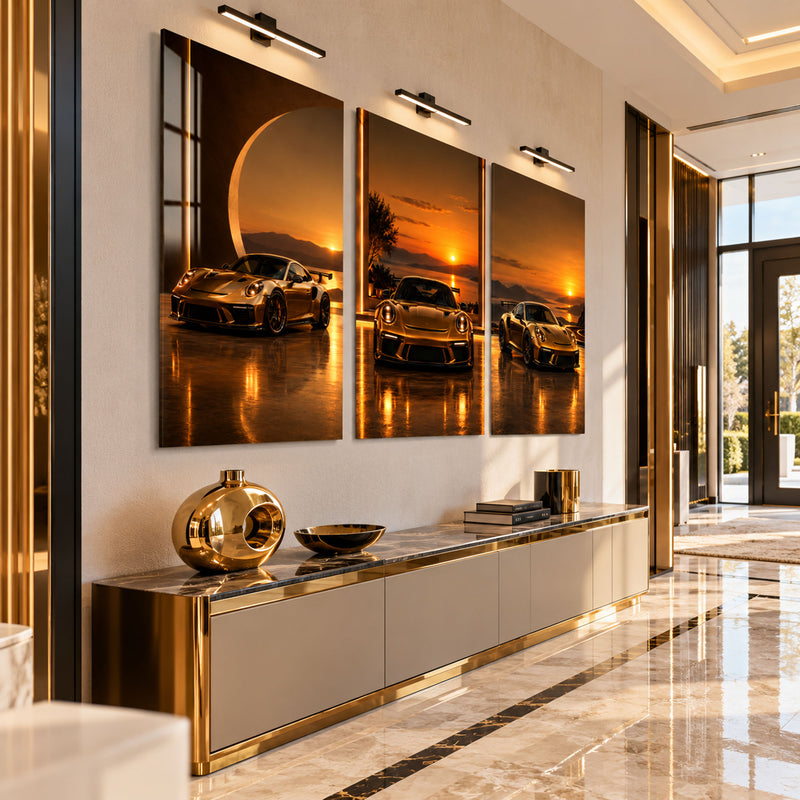 Golden Sunset Sports Cars lifestyle view