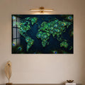 Peacock World Map lifestyle view