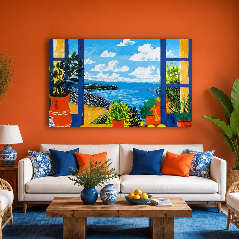 Mediterranean Window View lifestyle view