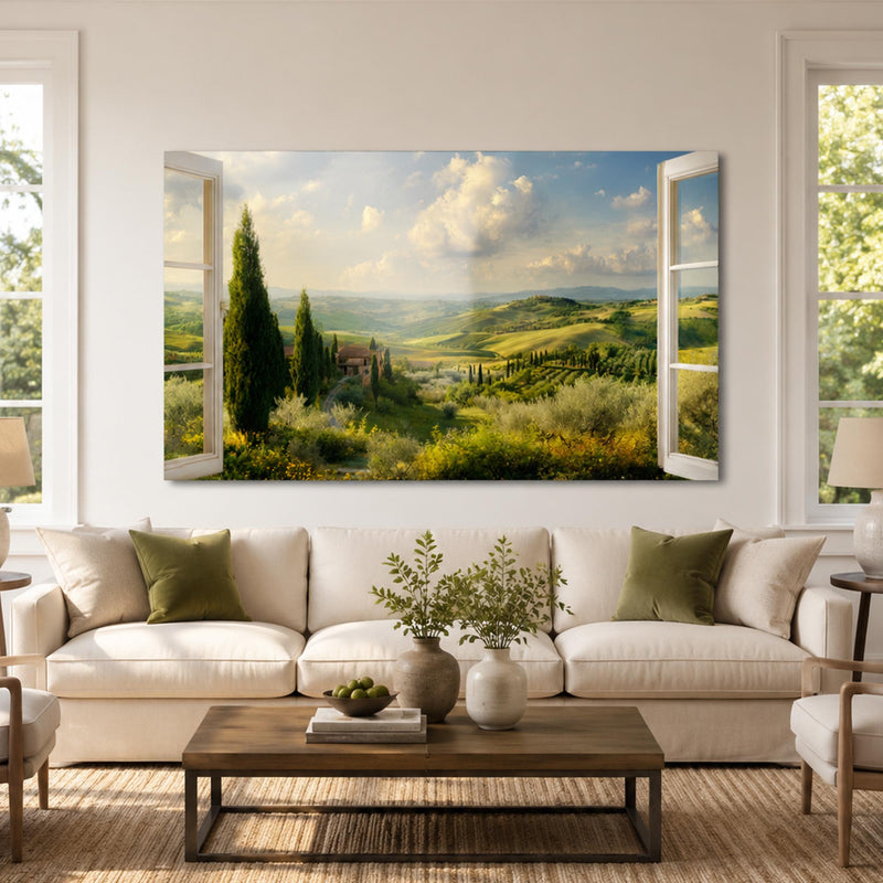 Tuscan Window View lifestyle view