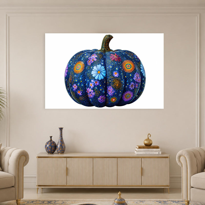 Midnight Floral Pumpkin lifestyle view