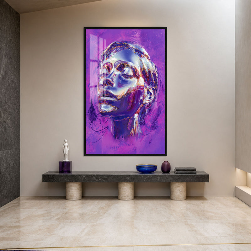 Violet Reverie with black frame