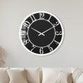 Midnight Silver Numerals with white frame
