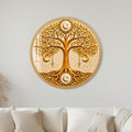 Celestial Tree of Life with gold frame