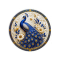 Ivory Sapphire Peacock product shot on white background