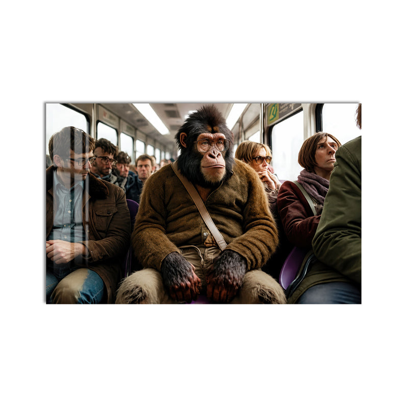 Chimpanzee Train Commuter product shot on white background
