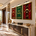 Golden Crescent Calligraphy lifestyle view