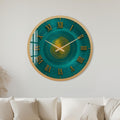 Emerald Roman Numerals with gold frame