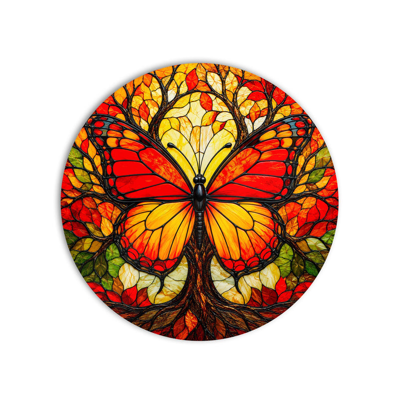 Autumn Butterfly Tree product shot on white background