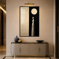 Woman Under The Moon with black frame