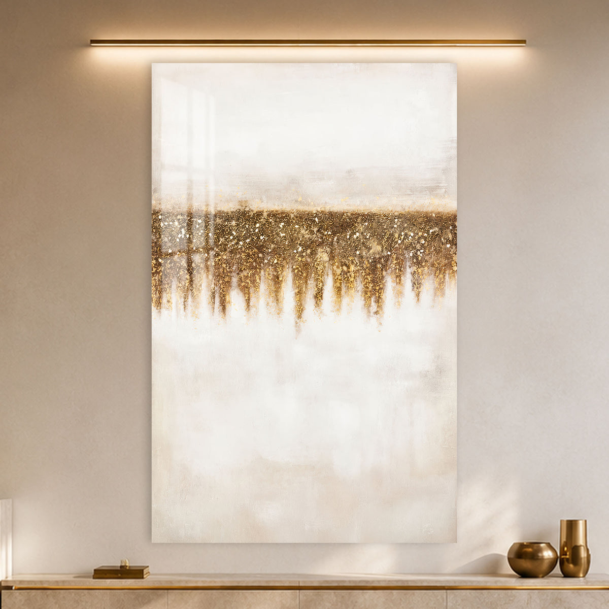 Gilded Horizon in a modern room