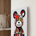 Pop Art Toy Bear close-up angled detail