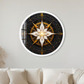 Radiant Star Bloom with white frame