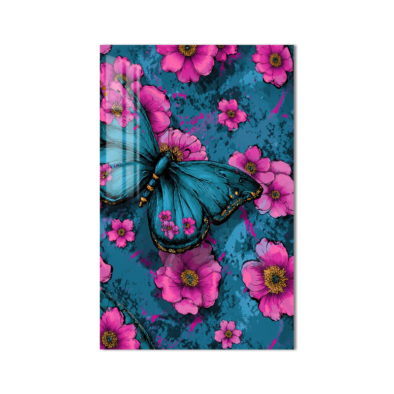 Turquoise Butterfly Garden product shot on white background