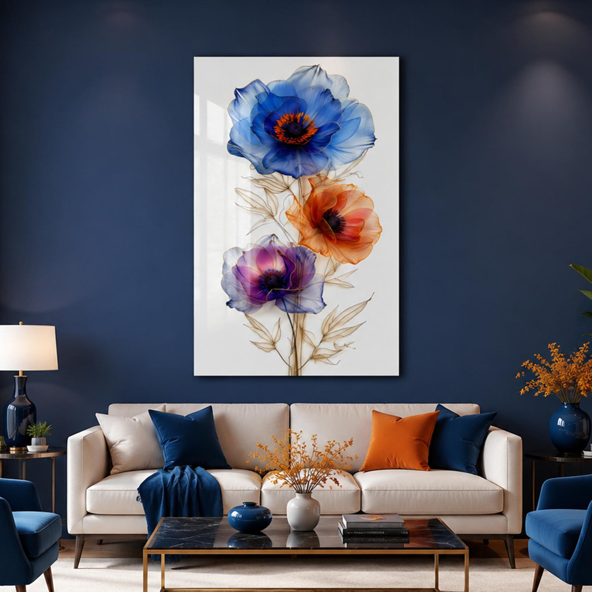 Chromatic Poppy Trio lifestyle view