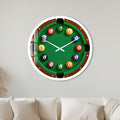 Billiards Table with white frame