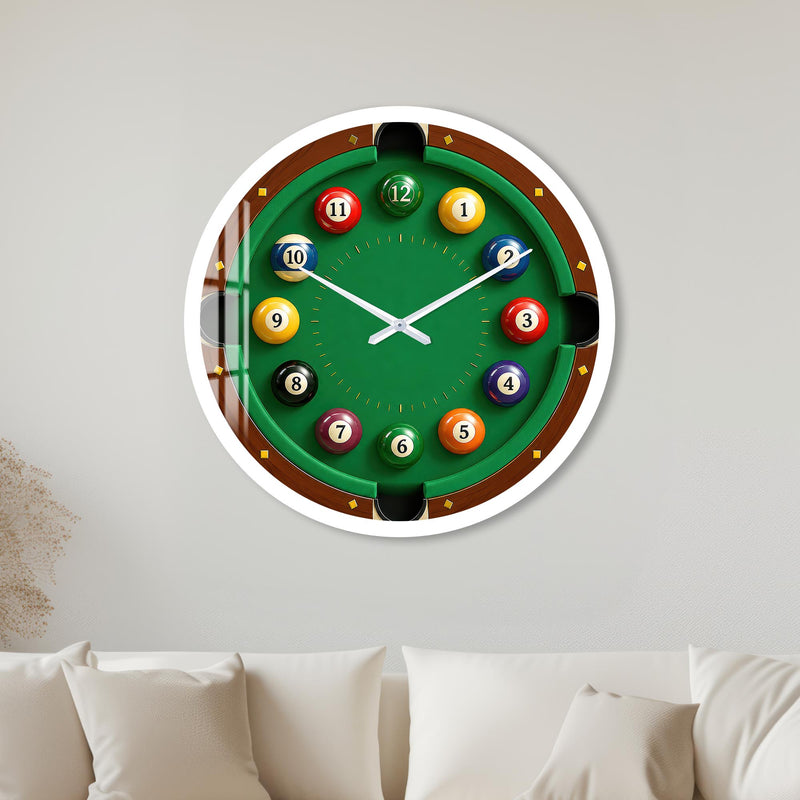 Billiards Table with white frame
