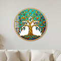 Autumn Gold Tree Of Life with gold frame