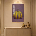 Dotted Golden Pumpkin with gold frame