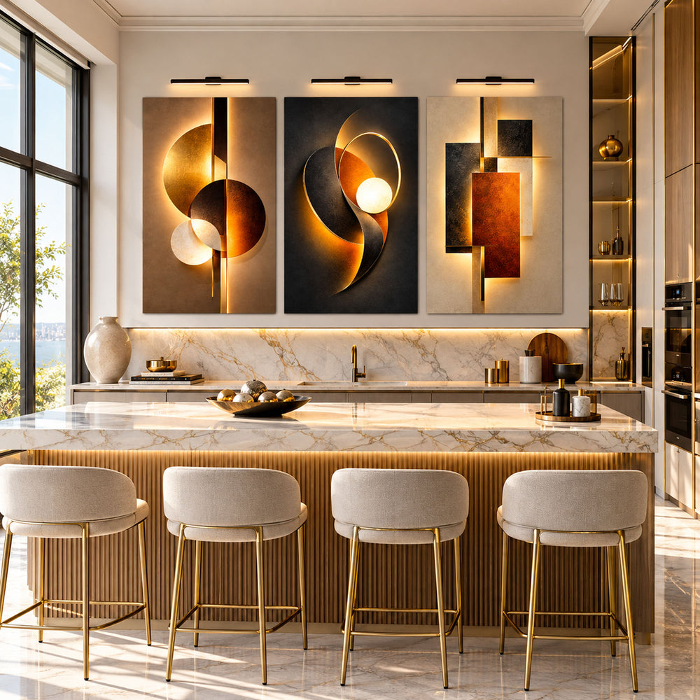 Golden Abstract Harmony lifestyle view