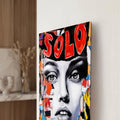 Solo Pop Portrait close-up angled detail