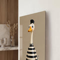 Striped Duck Character close-up angled detail