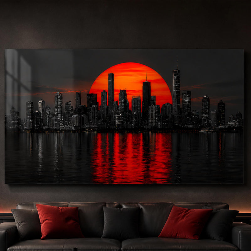 Crimson City Sunset lifestyle view