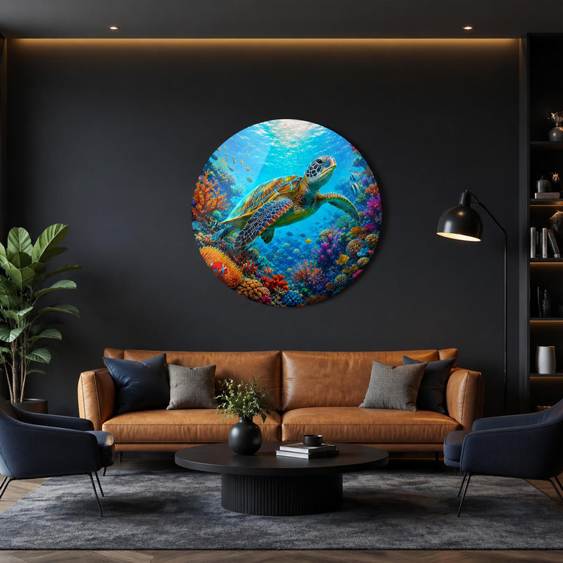 Tropical Sea Turtle lifestyle view