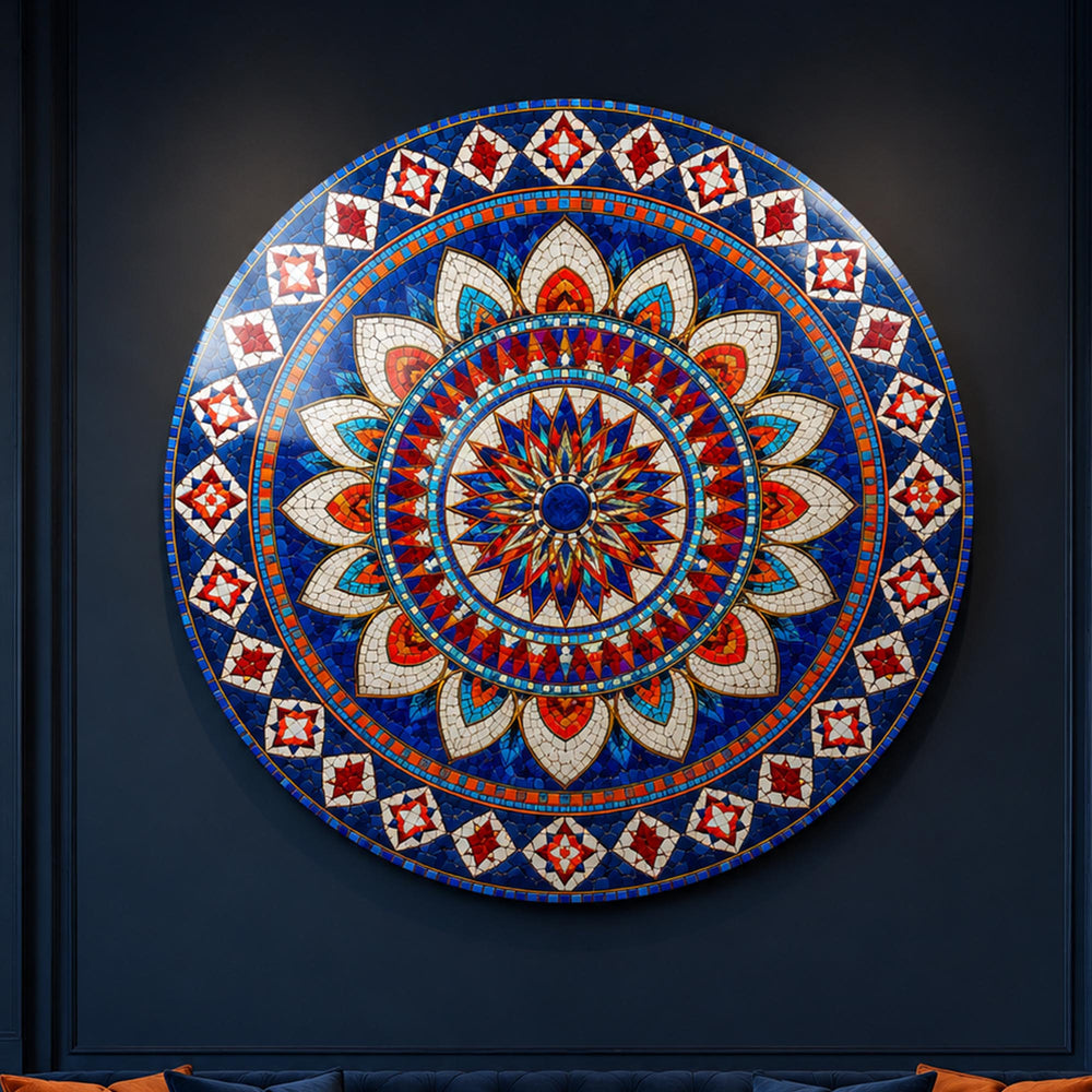 Sapphire Mosaic Mandala lifestyle view