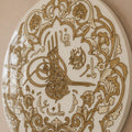 Ottoman Tughra Floral Plate lifestyle view