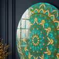 Turquoise Lotus Mandala lifestyle view