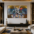 Artronauts Glass Print Winged Lovers Garden Glass Wall Art