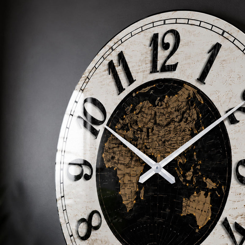 Vintage World Map lifestyle view