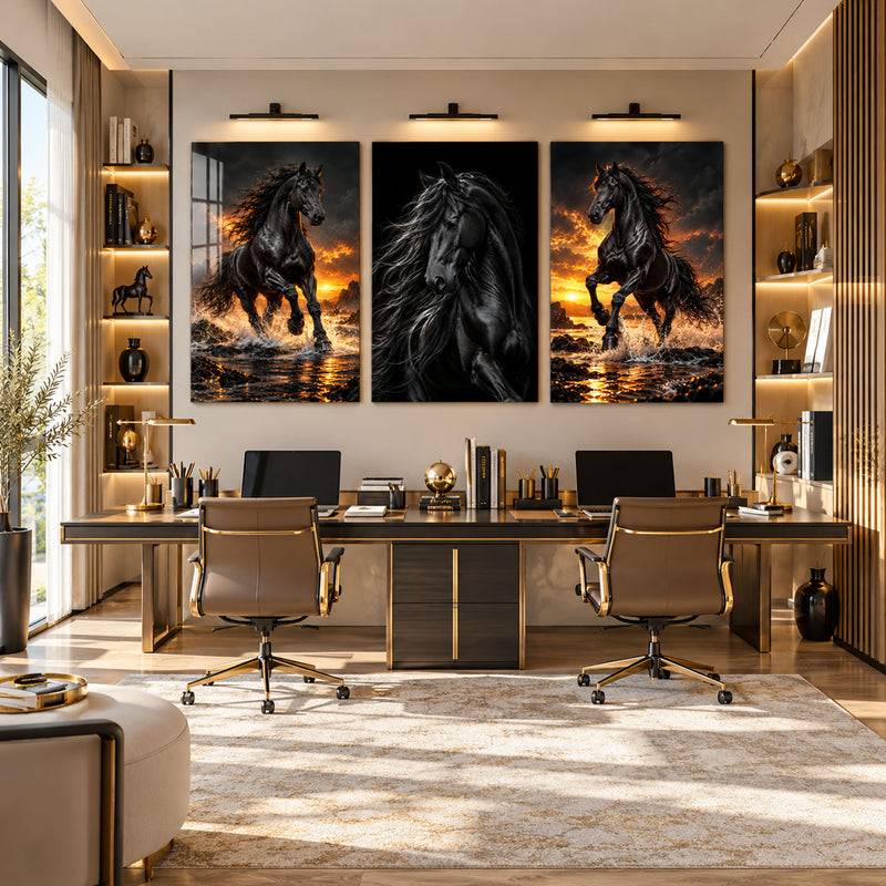 Black Horse lifestyle view