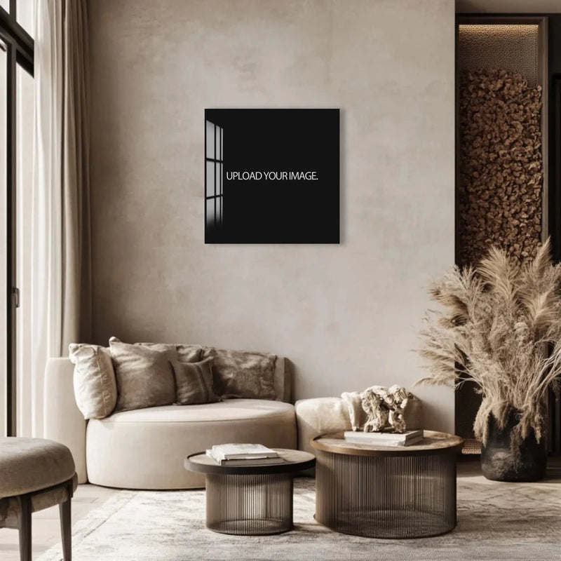 TeeInBlue Customizer Square / Wh / 40x40 cm | 15.7"x15.7" Custom Glass Print Wall Art