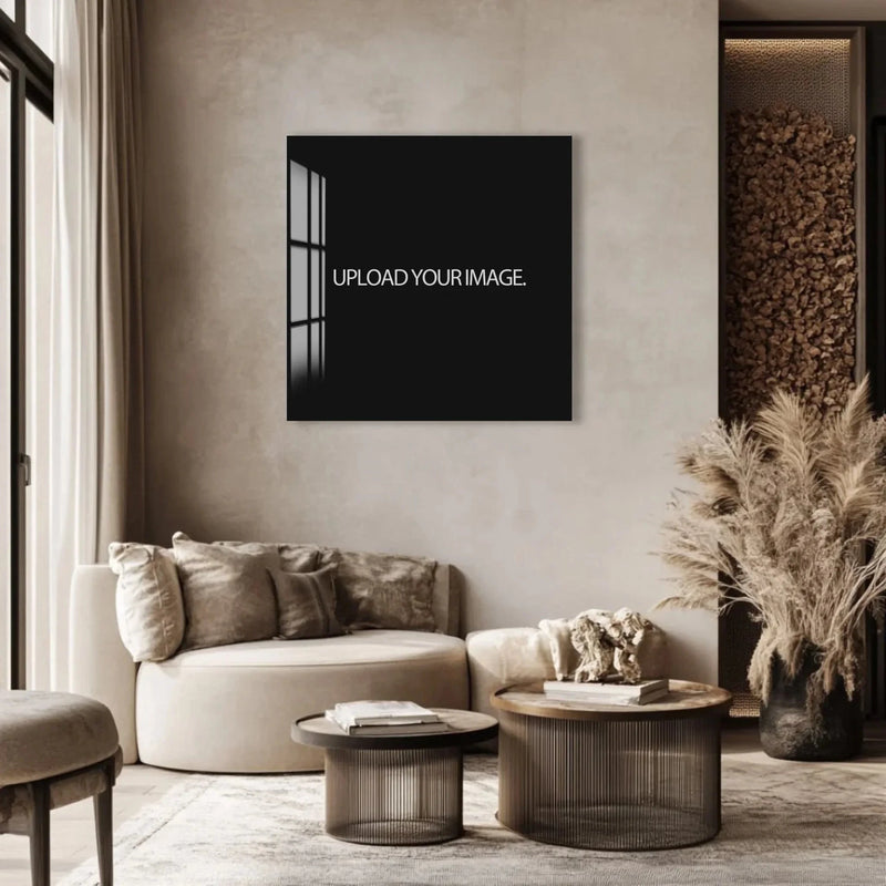 TeeInBlue Customizer Square / Wh / 60x60 cm | 23.6"x23.6" Custom Glass Print Wall Art