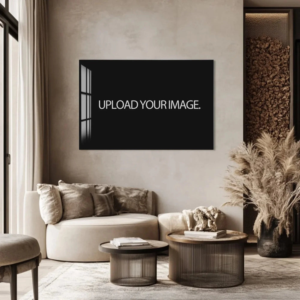 TeeInBlue Customizer Landscape / W / 90x60 cm | 35.4"x23.6" Custom Glass Print Wall Art