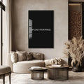 TeeInBlue Customizer Portrait / W / 90x60 cm | 35.4"x23.6" Custom Glass Print Wall Art